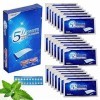 DECHOO 28 sachets 56 PCS Bande Blanchiment Dentaire 5d white blanchiment dentaire Bandes Dents Blanches Blanchiment des dents