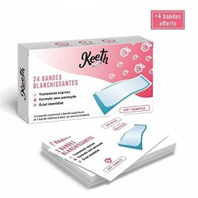 Bandes blanchissantes dentaires a la framboise Soin de blanchiment dentaire a domicile