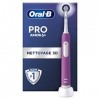 Oral-B Pro Junior Brosse à Dents Électrique Enfant, Violet, 1 Brossette Brossage Doux, Minuteur et Vibrations, Batterie Recha