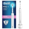 Oral-B PRO 1 700 Brosse À Dents Électrique Rechargeable, 1 Brossette, Bleu/Cross Action