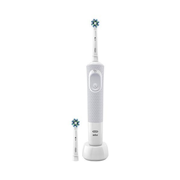 Oral-B Vitality 170 Brosse À Dents Électrique Rechargeable Avec 1 Manche Et 2 Brossettes Crossaction, Minuteur Et Action De N