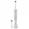 Oral-B Vitality 170 Brosse À Dents Électrique Rechargeable Avec 1 Manche Et 2 Brossettes Crossaction, Minuteur Et Action De N