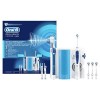 Oral-B Pro 2000+ Kit Brosse À Dent Electrique Rechargeable Avec Jet Dentaire 1 Hydropulseur Oxyjet, 1 Brosse À Dents , 4 Canu