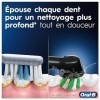 Oral-B Vitality Pro Brosse à Dents Électrique, Bleu, 1 Brossette Nettoyage 2D, Élimine la Plaque Dentaire, 3 Modes de Brossag