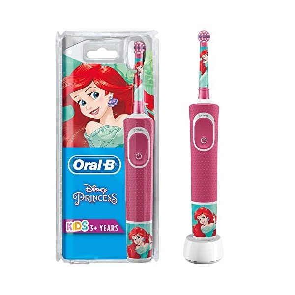 Oral-B Kids Brosse à Dents Électrique par Braun, Princesses, Modèle assorti