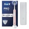 Oral-B Pro Series 1 Brosse à Dents Électrique, Rose, 1 Brossette Nettoyage 3D, Élimine la Plaque Dentaire, 3 Modes de Brossag