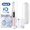 Oral-B iO Series 6N Brosse à Dents Électrique, Connectée Bluetooth, 5 Modes de Brossage, 2 Brossettes, 1 Étui De Voyage, Blan