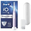 Oral-B iO 4 Lot De 2, Brosses À Dents Électriques Noire et Blanche connectées Bluetooth, 2 Brossettes, 1 Étui De Voyage