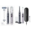 Oral-B iO 9 Brosses À Dents Électriques Rechargeables, Manche Noire et Rose connectés Bluetooth Avec Technologie Magnétique R