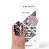 Miss Sophie Nail Wrap - "Poisoned Apple", Dégradé, Rouge, Nail Wraps -24 nail wraps auto-adhésifs ultra-fins longue durée