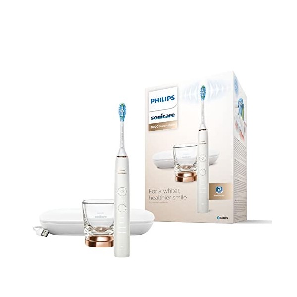 Philips Brosse à Dents Électrique Connectée Diamondclean 9000 Blanc