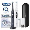 Oral-B iO 7 Lot De 2 Brosses À Dents Électriques, Noire Et Blanche, 2 Manches Connectés Bluetooth Avec Technologie Magnétique