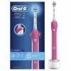 Oral-B PRO 2000 Brosse à dents électrique rechargeable Alimenté par Braun – Rose