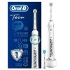 Oral-B Teen Brosse à Dents Électrique Rechargeable Avec 1 Manche, Noir, 1 Brossette Et 1 Étui De Voyage Offre Premium