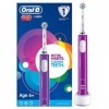 Oral-B Brosse à dents électrique pour enfants, 1 tête de brosse à dents, avec mode sensible adapté aux enfants, pour les enfa