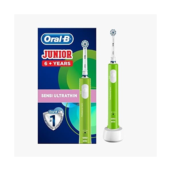 Oral-B Junior Brosse à dents électrique rechargeable alimentée par Braun