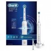 Oral-B Smart 4 4000N CrossAction rechargeable Brosse à dents électrique, 1 poignée connectée à une application, 3 modes avec 