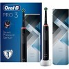 Oral-B Braun Pro 3-3500 Brosse à dents électrique avec 1 tête de brosse et 1 étui de voyage Noir