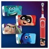 Oral-B Kids Brosse à Dents Électrique Rechargeable, 1 Manche Disney Pixar, 3 Ans et Plus