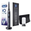 Oral-B iO Series 8s Brosse à Dents Électrique Rechargeable avec 1 Manche Intelligence Artificielle, Noir, 1 Brossette et 1 Po