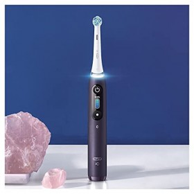 Oral-B iO Series 8 Brosse à Dents Électrique Rechargeable avec 1 Manche Intelligence Artificielle, 1 Brossette et 1 Étui de V