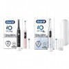 Oral-B iO 6 Brosses À Dents Électriques Lot De 2 Noire Et Rose, Manches Avec Écran Noir & iO 6N Brosse À Dents Électrique Bla