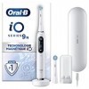 Oral-B iO 9N Brosse À Dents Électrique Blanche connectée Bluetooth, 2 Brossettes, 1 Étui De Voyage Chargeur & iO Radiant Whit