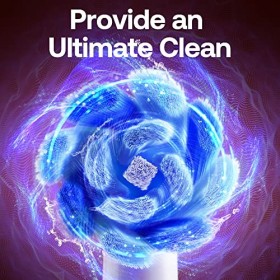 Bitvae R2 Brosse à dents électrique rotative pour adultes avec 8 têtes de brosse, étui de voyage, 5 modes, rechargeable avec 