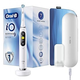 Oral-B iO Series 9 Brosse à Dents Électrique Rechargeable avec 1 Manche Intelligence Artificielle, 1 Brossette et 1 Étui & iO