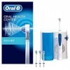 Oral-B Routine Dentaire, Brosse À Dents Électrique iO9 Noire, Jet Dentaire Oxyjet, Brossettes Ultimate Clean Noir x 4, Dentif