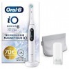 Oral-B iO-8- Brosse À Dents Électrique Rechargeable Édition Spéciale,1 Manche Haut De Gamme Blanc Avec Technologie Magnétique