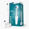 Prodental Pro Rotary R-150 Multi Action Blanc Edition Brosses à Dents Électriques + 2 Têtes de Brosse