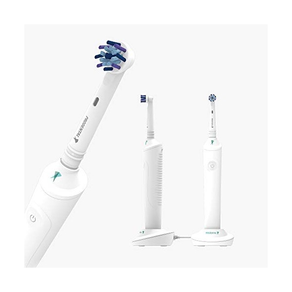 Prodental Pro Rotary R-150 Multi Action Blanc Edition Brosses à Dents Électriques + 2 Têtes de Brosse