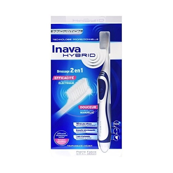 Inava Hybrid Brosse à dents Ã lectrique 2 en 1