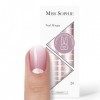 Miss Sophie Nail Wrap - "Gossip Girl", Dégradé, Pailleté, Rose, Nail Wraps -24 nail wraps auto-adhésifs ultra-fins longue dur