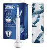 Oral-B Pro 1 - 750 - Brosse À Dents Électrique plus Étui De Voyage Offert, Feuille Rose, 1 Unité Lot de 1 