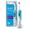 Oral-B Vitality Pro Timer Brosse À Dents Électrique Rechargeable Avec 1 Manche Et 1 Brossette 3D White, Bleu, Minuteur Et Act
