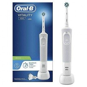 Braun Dental D100 Cross Action Brosse à dents Blanc