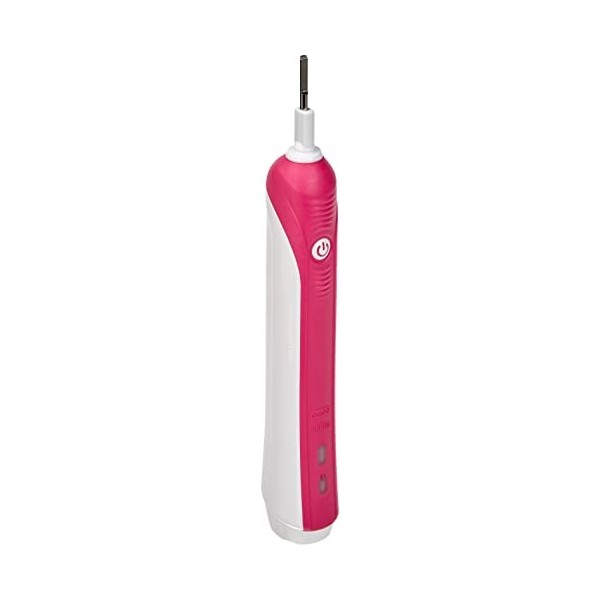 Braun Oral-B Brosse à dent Blanche + Trousse de Voyage Rose