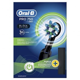 Oral-B Pro 750 CrossAction Brosse à dents électrique Noir/blanc 1 g