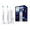 Philips Sonicare ExpertClean 7300 Brosse à dents électrique sonique connectée avec étui de voyage, Noir modèle HX9601/02 