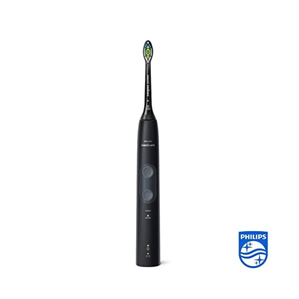 Philips Sonicare ProtectiveClean 4500 Brosse à dents électrique sonique avec 2 Programmes de Brossage, Contrôle de Pression, 