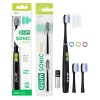 GUM SONIC DAILY Brosse à dents sonique électrique à piles | Pour un nettoyage en douceur et en profondeur | 1x brosse à dents