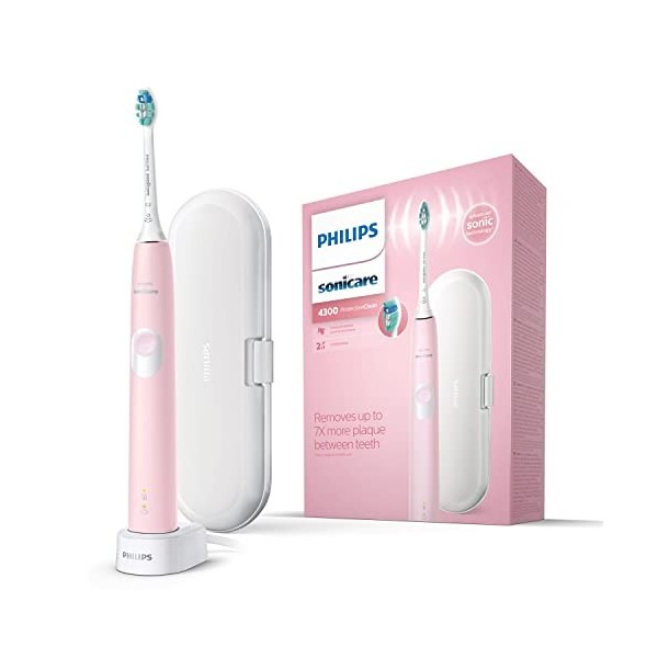 PHILIPS SONICARE HX6803/04 Brosse a dent electrique ProtectiveClean 4300-1 mode - 2 intensites - capteur pression + 1 tete