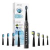 brosse à dent électrique, seago brosse a dent electrique rechargeable avec 8 têtes de brosse, 40000 vpm 5 modes minuteur de 2