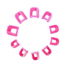 Zeayebsr Pochoir de vernis à ongles 26 pièces, guide de peinture à ongles 10 tailles, manucure vernis à ongles protection pro