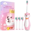 Brosse à dents électrique pour enfants rechargeable, brosse à dents sonique avec minuterie pour enfants garçons filles à part