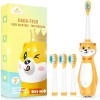 Brosse à dents électrique pour enfants rechargeable, brosse à dents sonique avec minuterie pour enfants garçons filles à part