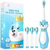 Brosse à dents électrique pour enfants rechargeable, brosse à dents sonique avec minuterie pour enfants garçons filles à part