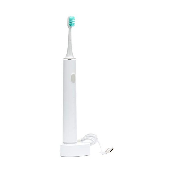 Xiaomi brosse à dent électrique rechargeable T500 pour adulte Blanc - avec Bluetooth, batterie 700mAh, 18j dautonomie, 3 vit